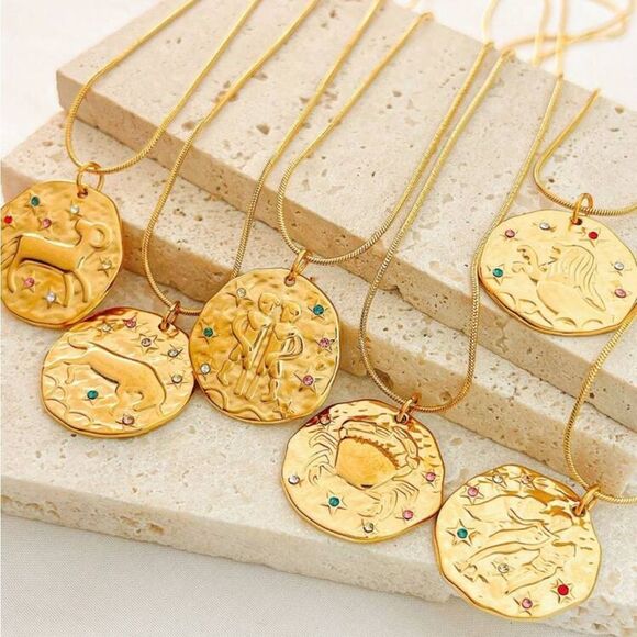 Zodiac sign necklace N731 - Picture 4 of 8